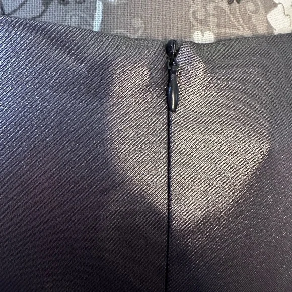 Escada Metallic Silver Shift Cocktail Party Mini Dress - Size 42 - L - Picture 7 of 13